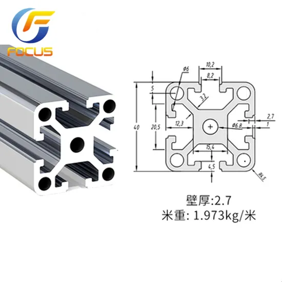 CNC Building Parts Europe Standard Industrial Aluminum Profile